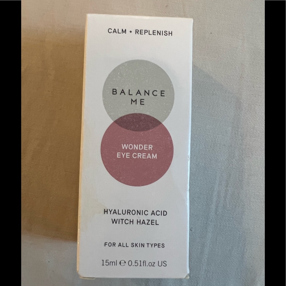 Balance Me eye Wonder Eye Cream. NWOT